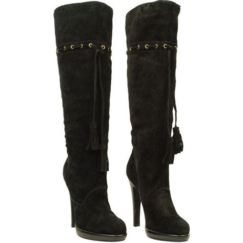 ysl ugg boots|YSL high boots.